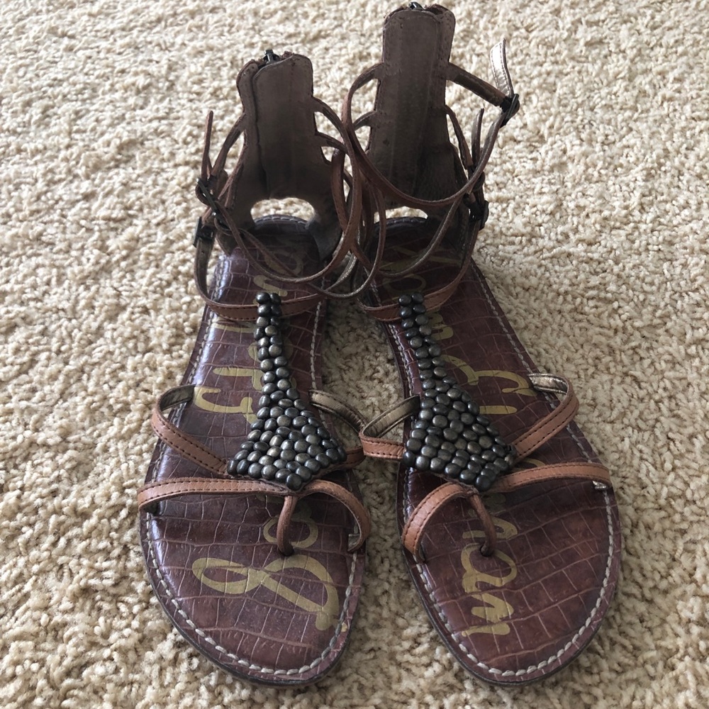 Metal detail sandals